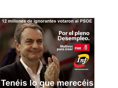 El pleno empleo de Zapatero ....